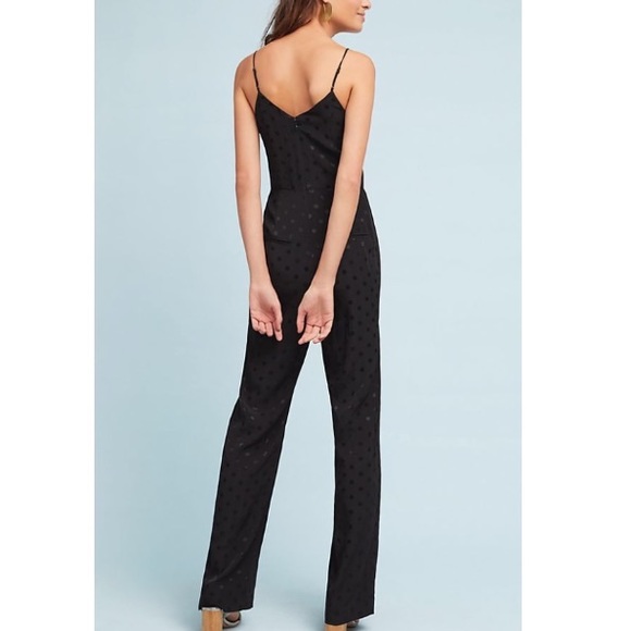 Anthropologie The Essential Polka Dot Jumpsuit 4 - Picture 5 of 8